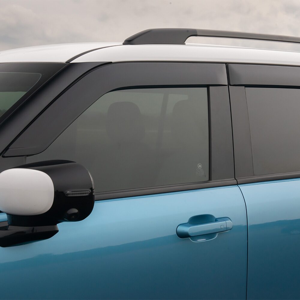 Vista cercana del deflector del clima del Spark EUV.